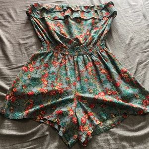 Strapless Romper